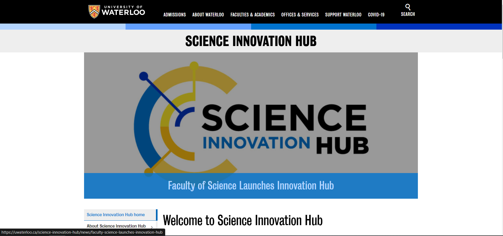 University of Waterloo Science Innovation Hub