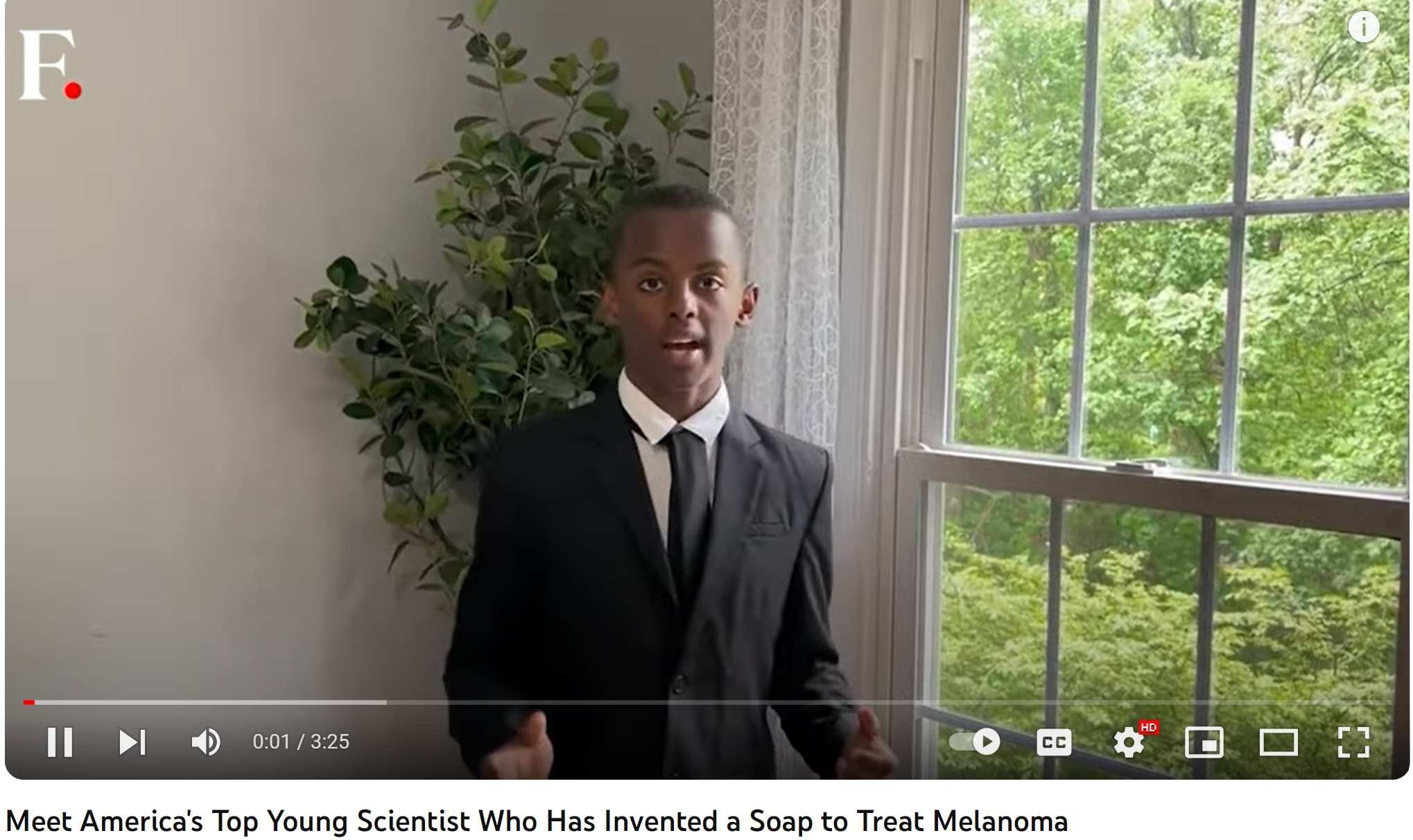 Meet America's Top Young Scientist Who Has Invented a Soap to Treat Melanoma